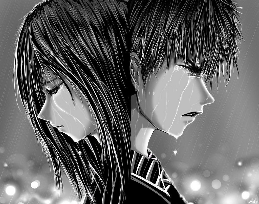 1024x806 triste niño de anime llorando bajo la lluvia sola chica de anime  triste llorando en de Lluvia Chica Triste Anime, Triste - Todo fondos