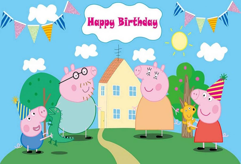 1466x1000 Pig Cumpleaños Peppa Pig Home Wallpaper - Blog de diseño  australiano para mamá, niños y hogar de Peppa pig casa - Todo fondos