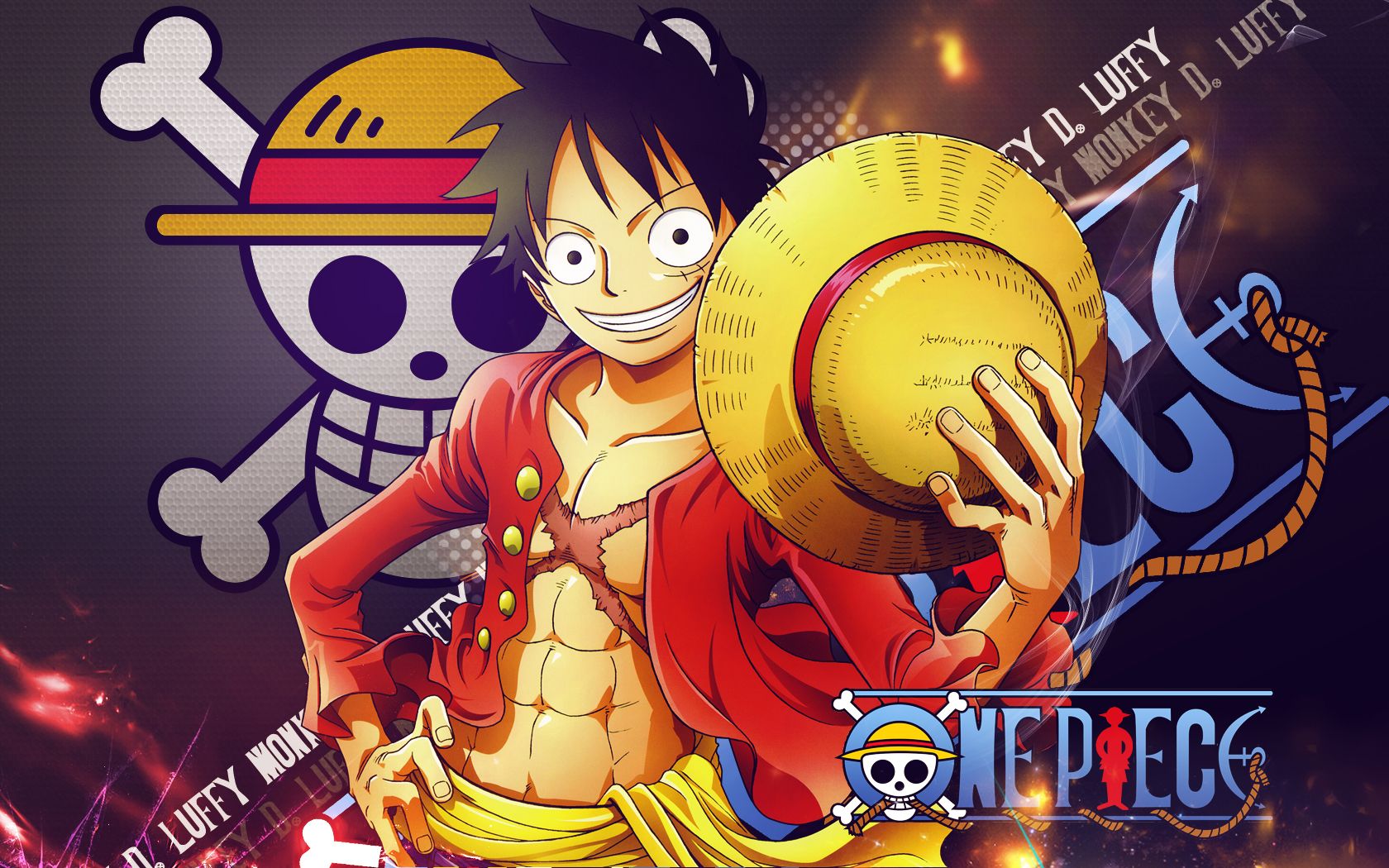 1680x1050 Monkey D. Luffy - One Piece - Fondo de pantalla Anime de Anime,  Luffy - Todo fondos