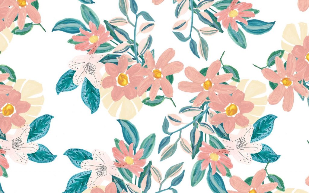1856x1161 Springfloral Wallpaper DesignLoveFest P a t e r n s. Mascota de  Floral Escritorio, Flores - Todo fondos