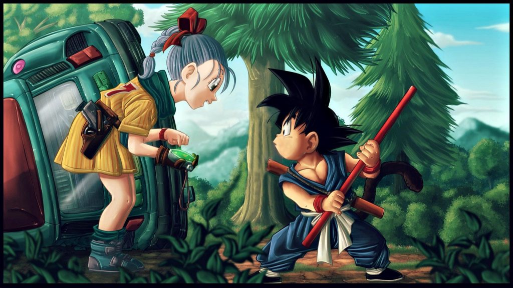 1920x1080 Bulma y Goku Full HD Wallpaper e Imagen de fondo. 1920x1080 de  Anime, Dragón de anime japonés - Todo fondos