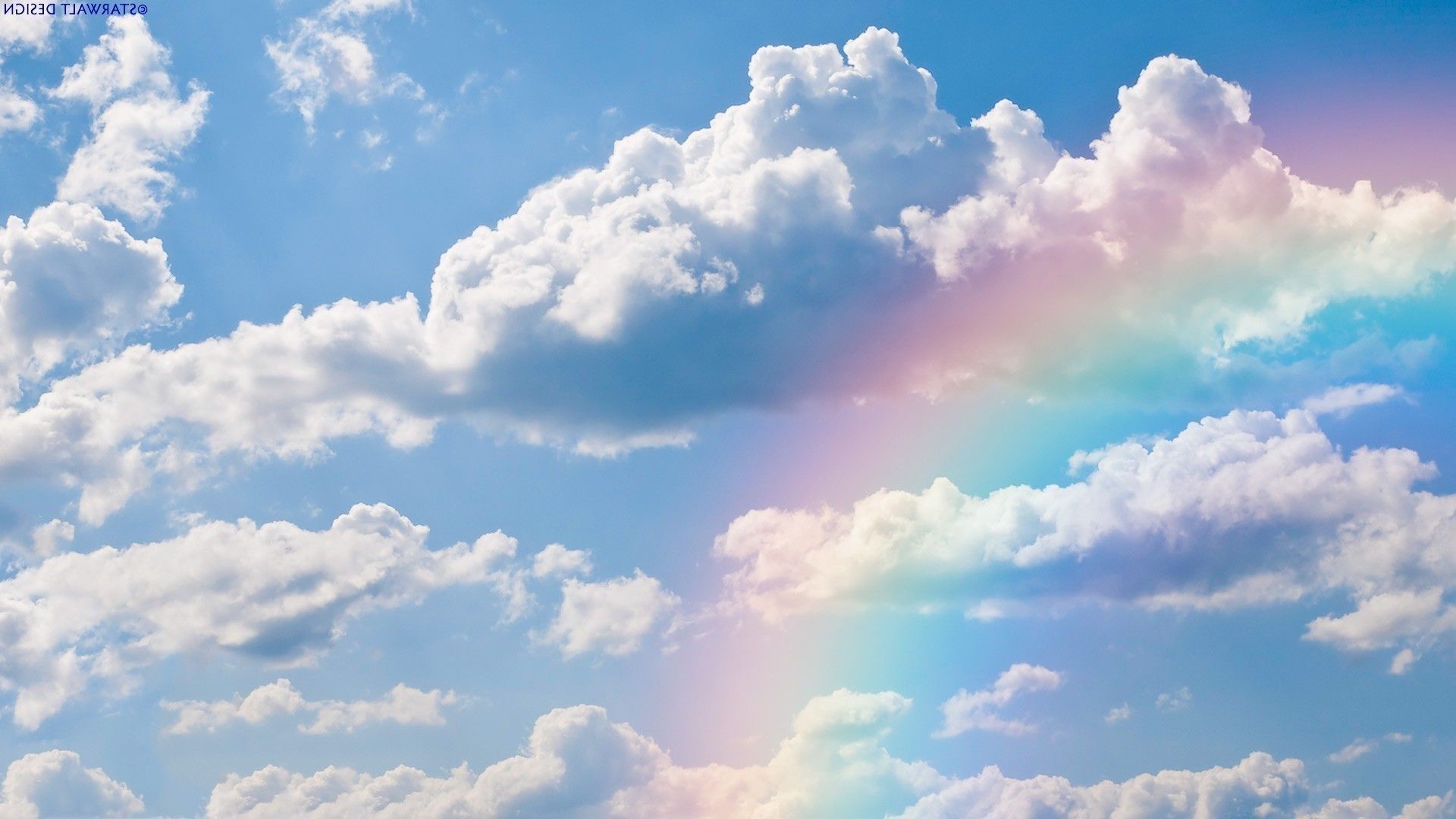 1920x1080 Rainbow por encima de las nubes Fondo de pantalla Awesome 41  Clouds de Aesthetic, Arcoíris Aesthetic - Todo fondos