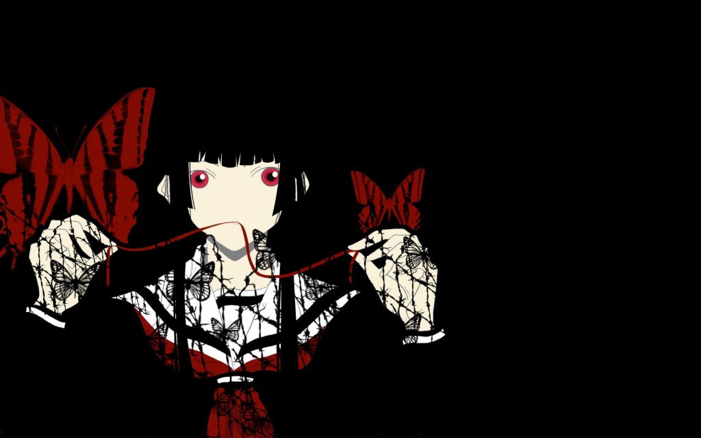 1920x1200 anime - Jigoku shoujo full hd wallpaper de Anime, Anime rojo  oscuro - Todo fondos
