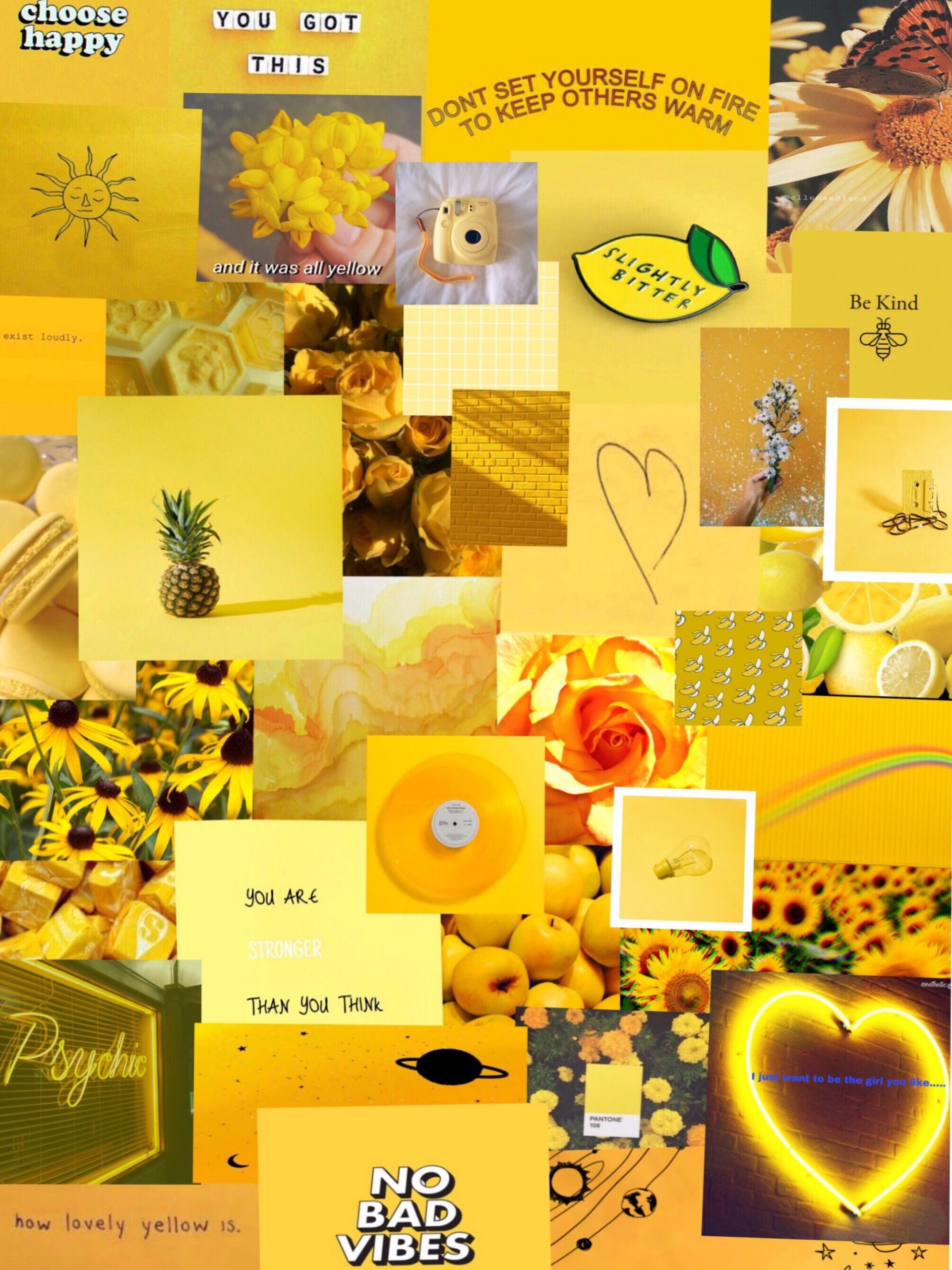 Top 48+ imagen fondos de pantalla aesthetic amarillo 