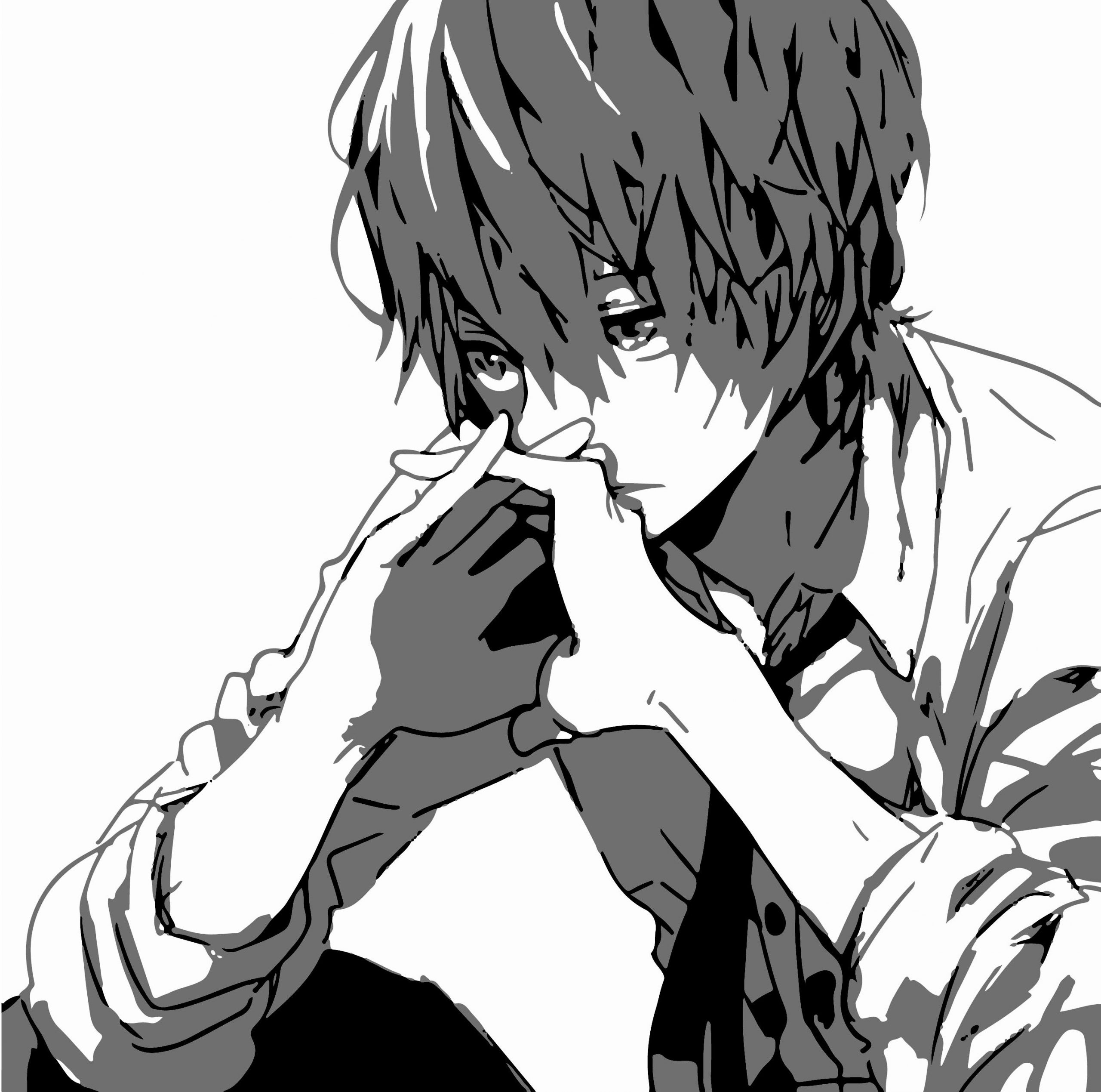 2824x2800 Sad Anime Boy Image. Triste dibujos animados que solo foto de  Triste, Triste Anime Chico - Todo fondos
