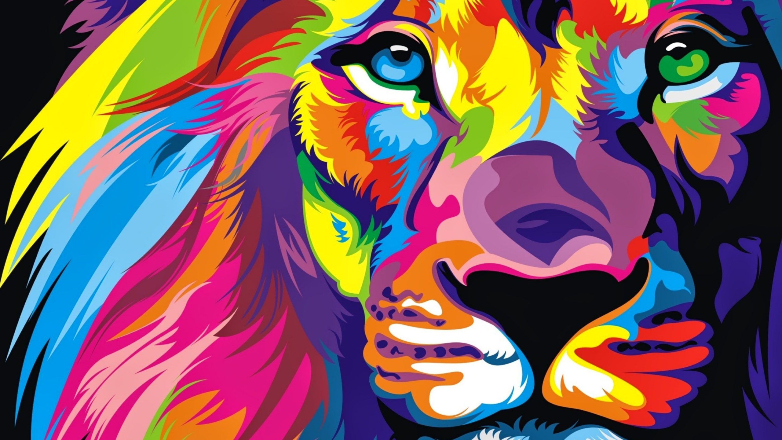 68+ fondos de pantalla coloridos del león. Wallpaper 4K Ultra HD de  colores. de Colores, Coloridos - Todo fondos