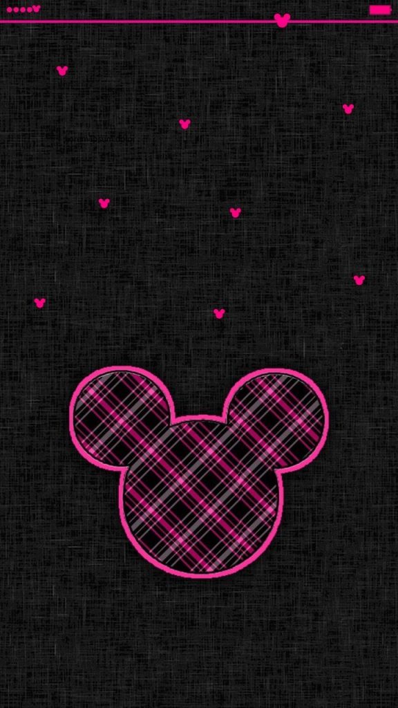 720x1280 iPhone 6s más fondo de pantalla negro de color rosa Mickey Mouse.  Fondo de pantalla de Colores, Negro y rosa - Todo fondos