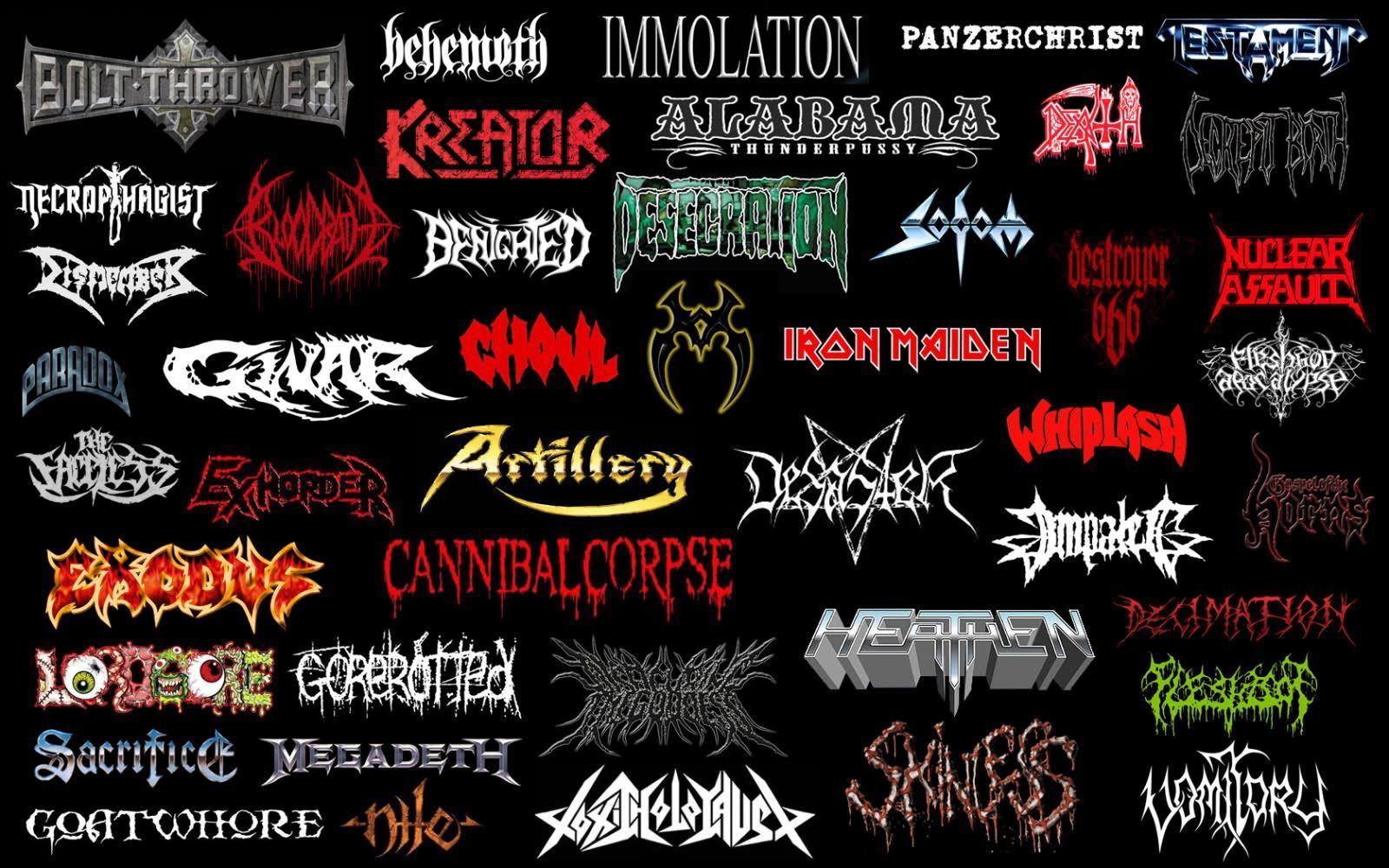 Шрифт металл групп. Логотипы металл групп. Логотипы метал и рок групп. Логотипы хеви метал групп.