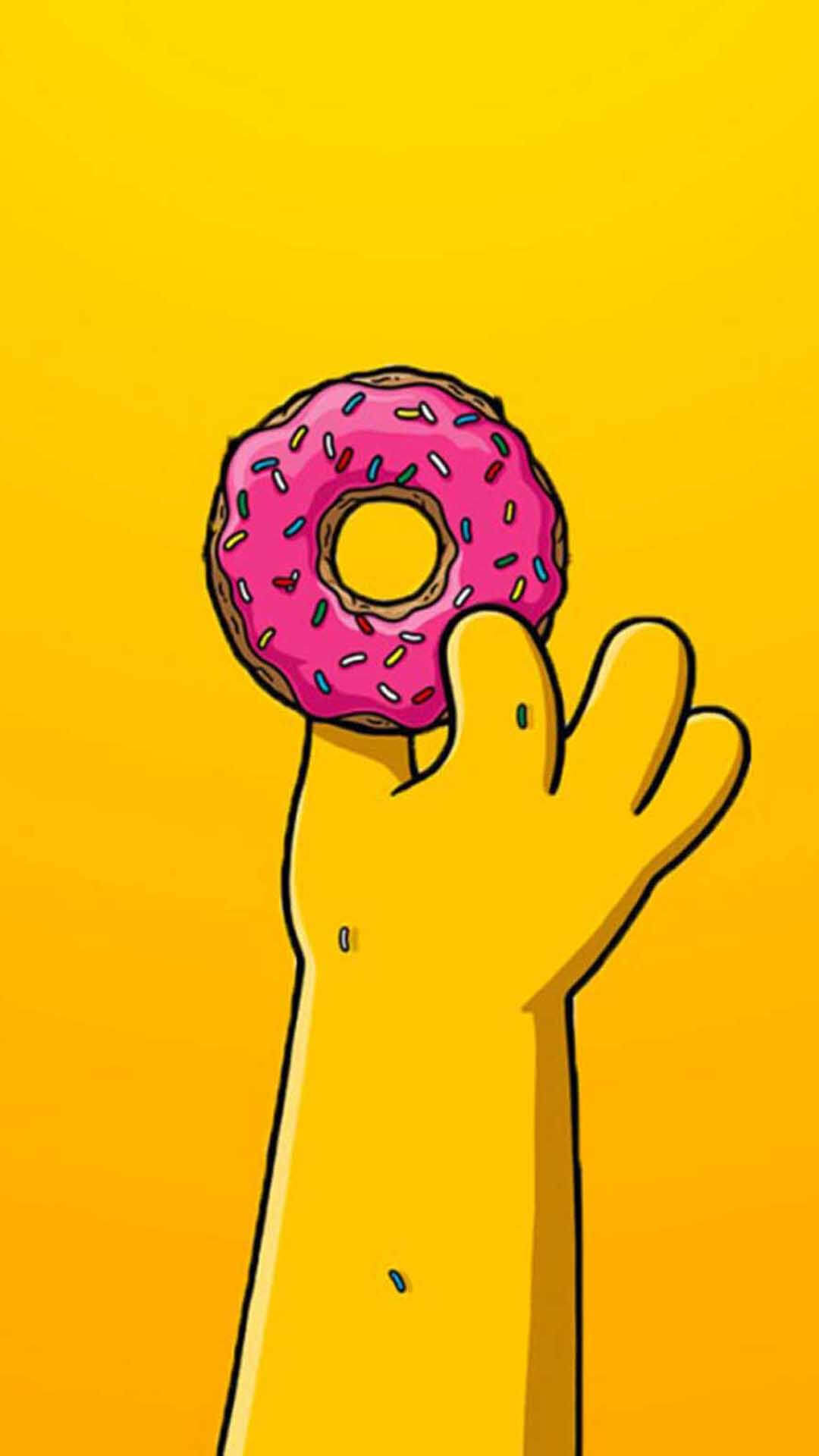 Fondo de pantalla Simpson Donut móvil HD de Los Simpson, Series - Todo  fondos