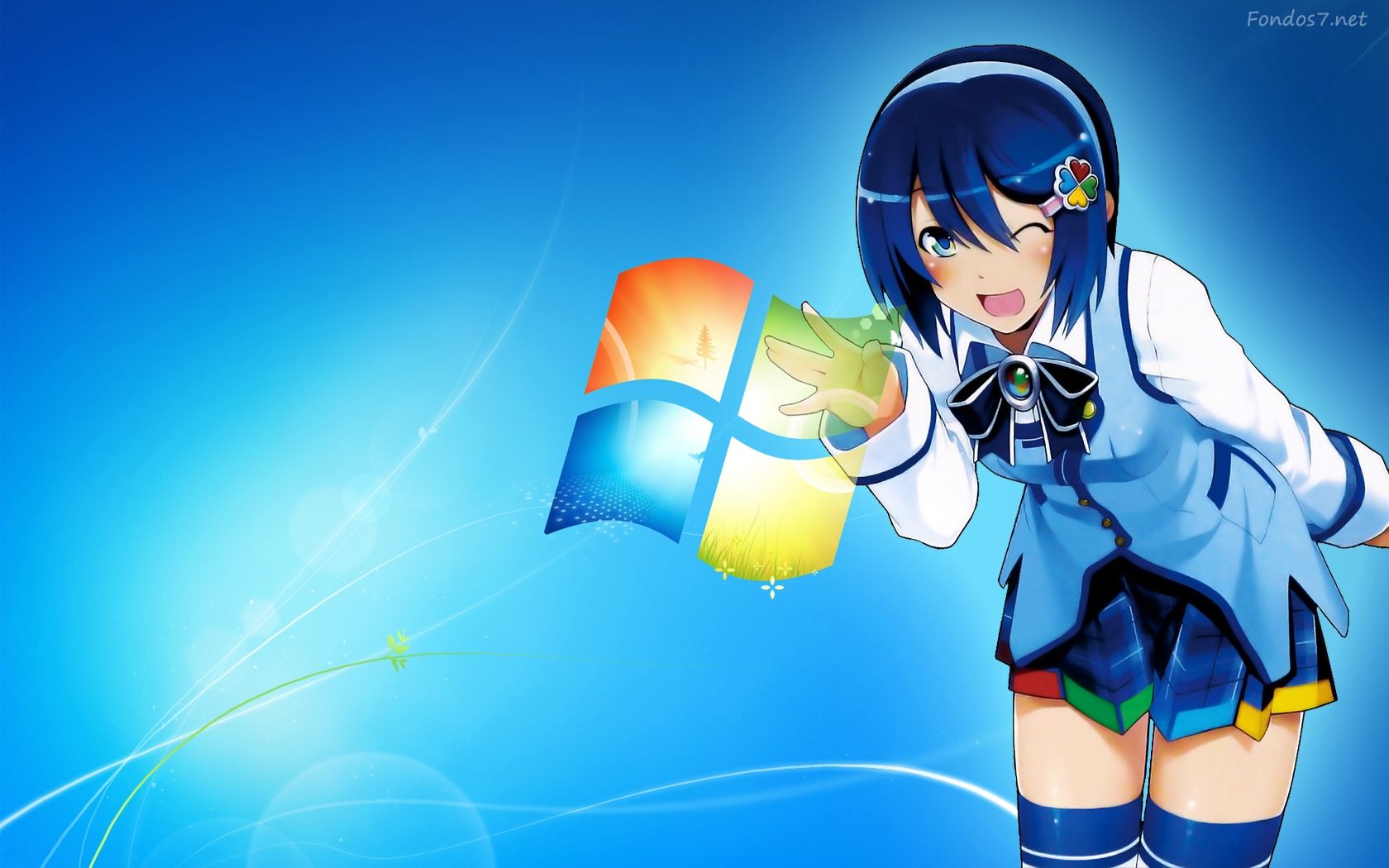 Windows 7 Anime Wallpaper Fondo de pantalla HD de Anime, Anime - Todo fondos